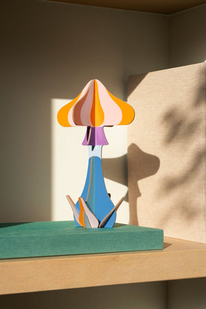 Dėlionė. Mushroom Paper Sculpture