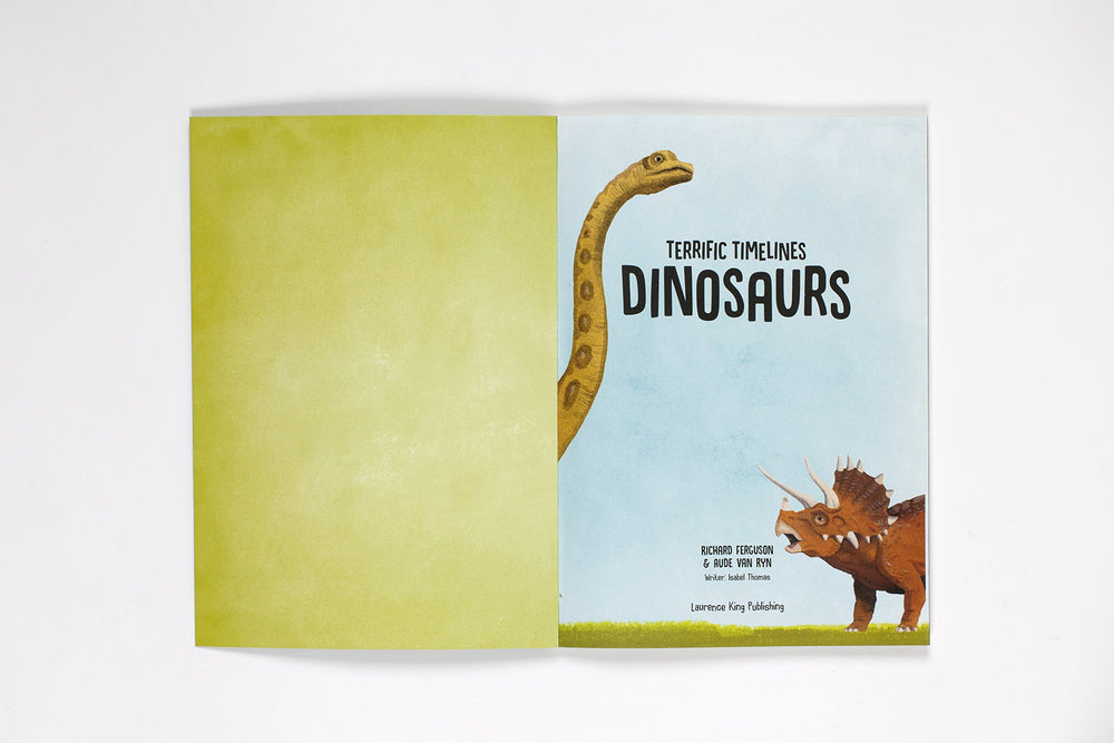 Knyga. Terrific Timelines: Dinosaurs