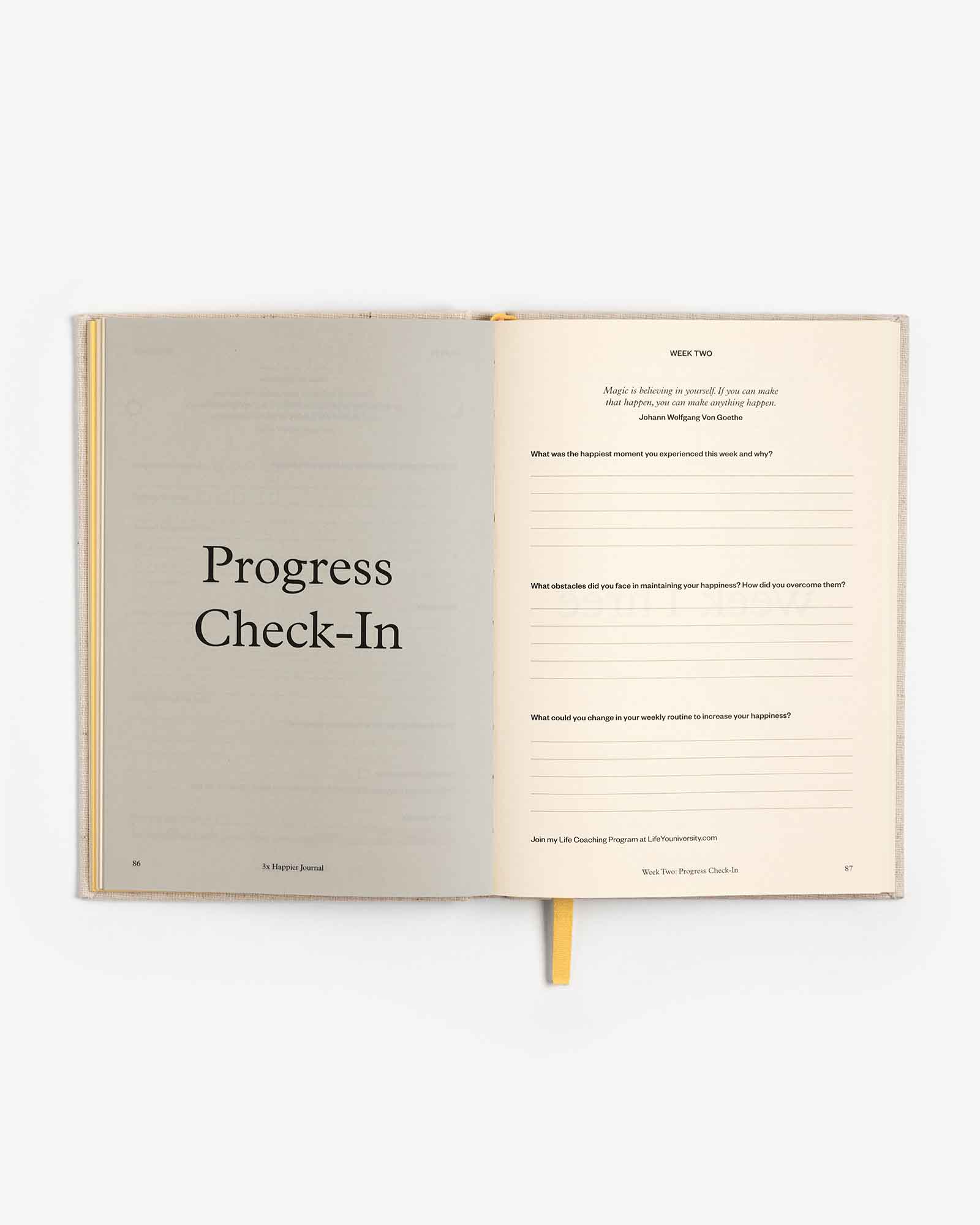 Užduočių knyga. 3x Happier Journal