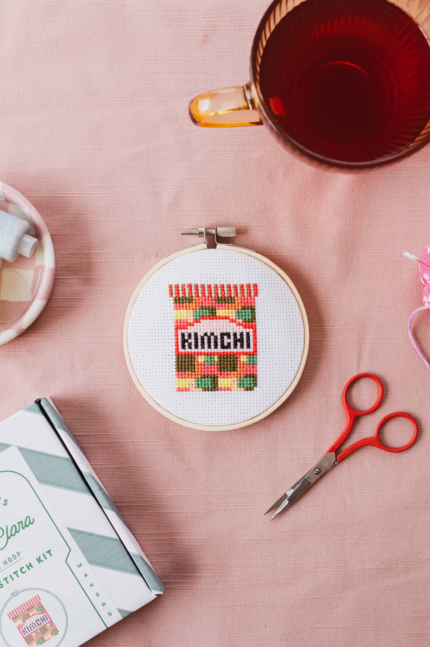 Siuvinėjimo rinkinys. Kimchi Cross Stitch Kit