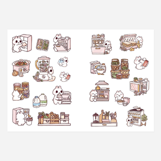 Knyga. Cozy Home: A Cute'n'Cozy Little Sticker Book