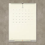 Sieninis kalendorius. MD Calendar Wall-Hanging with Pencil [2026]