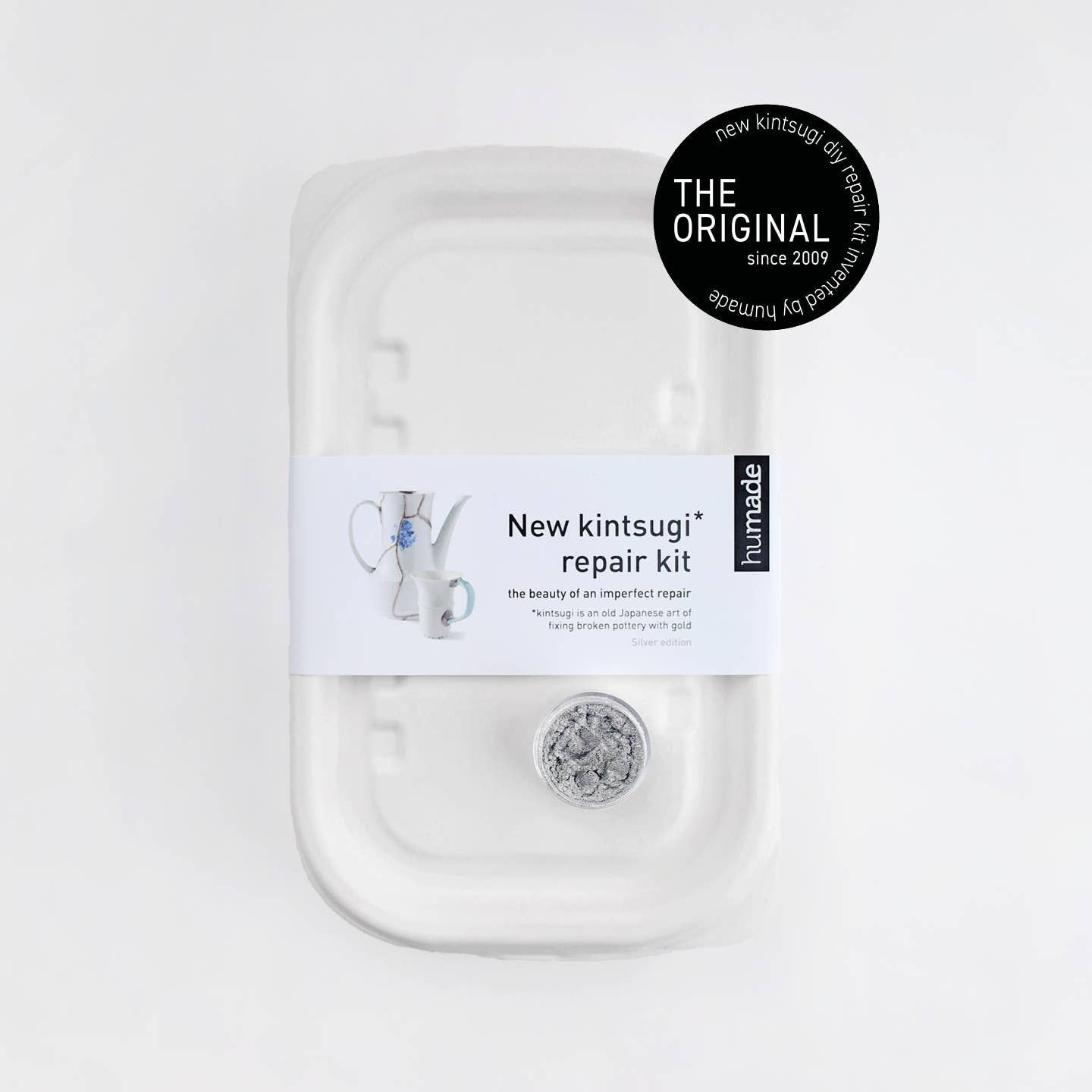Kintsugi rinkinys. New Kintsugi Repair Kit [Silver]