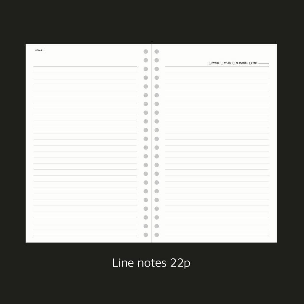Planuotė. Archive Undated Weekly Planner