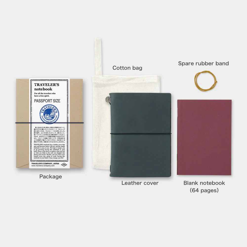 Užrašinė. Traveler's Notebook Passport Size [Blue]