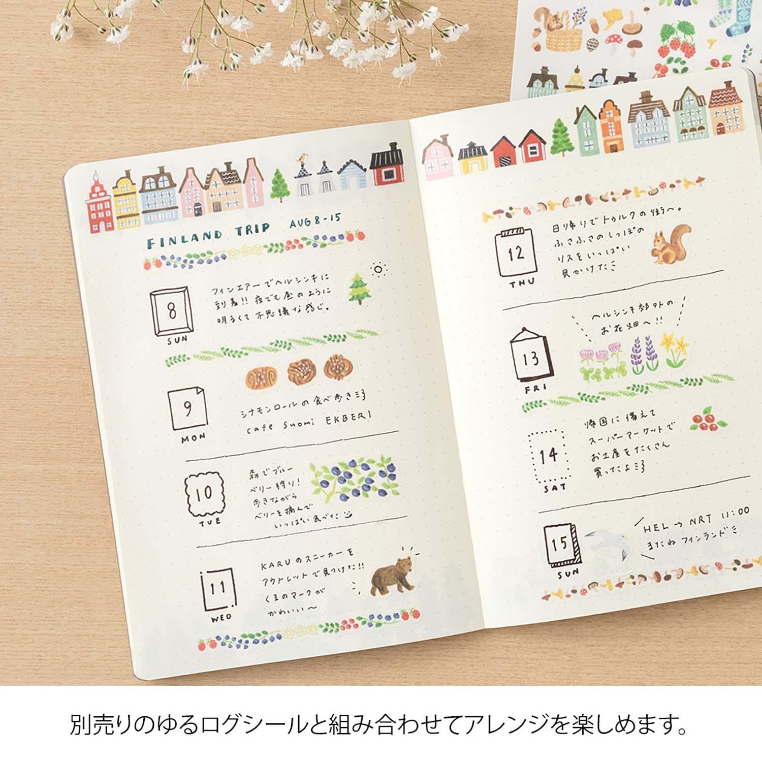 Užrašinė. Yuru Log Notebook [B6]