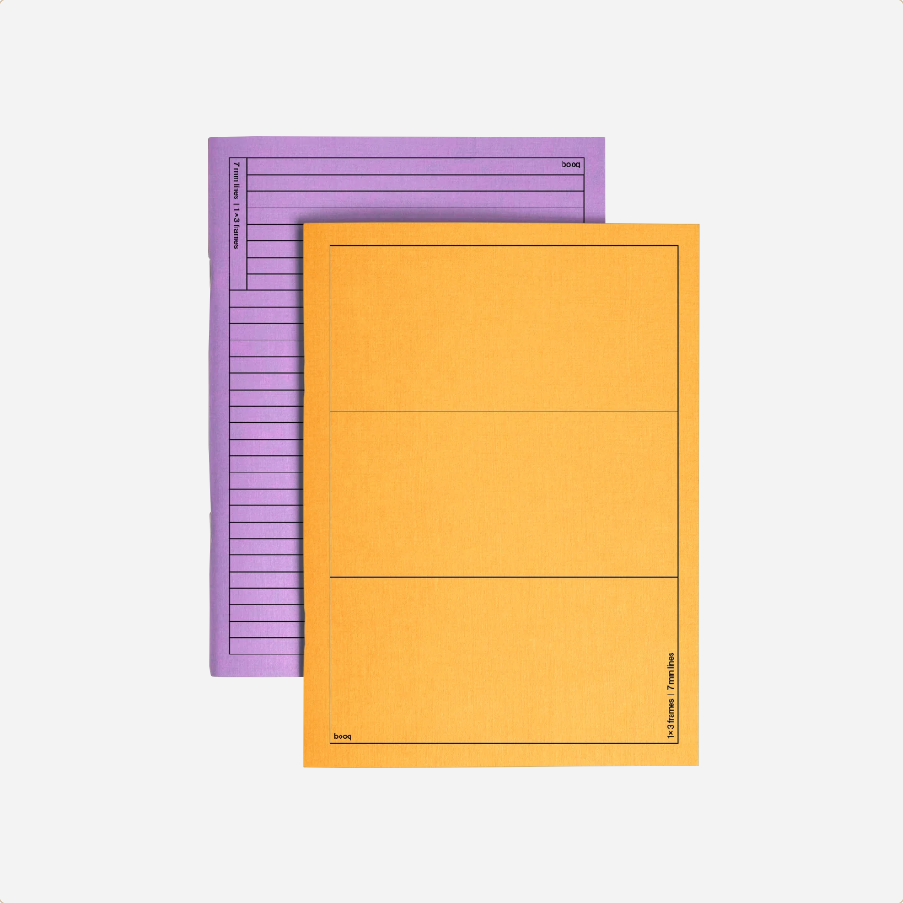 Užrašinė. Booq [Yellow Purple]