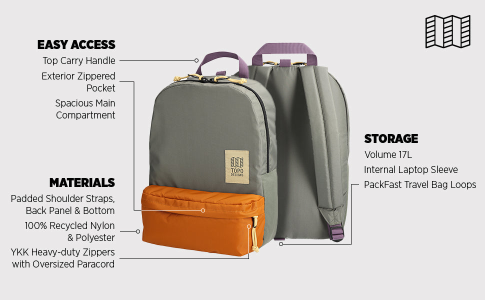Kuprinė. Dash Pack [Dark Khaki/Navy]
