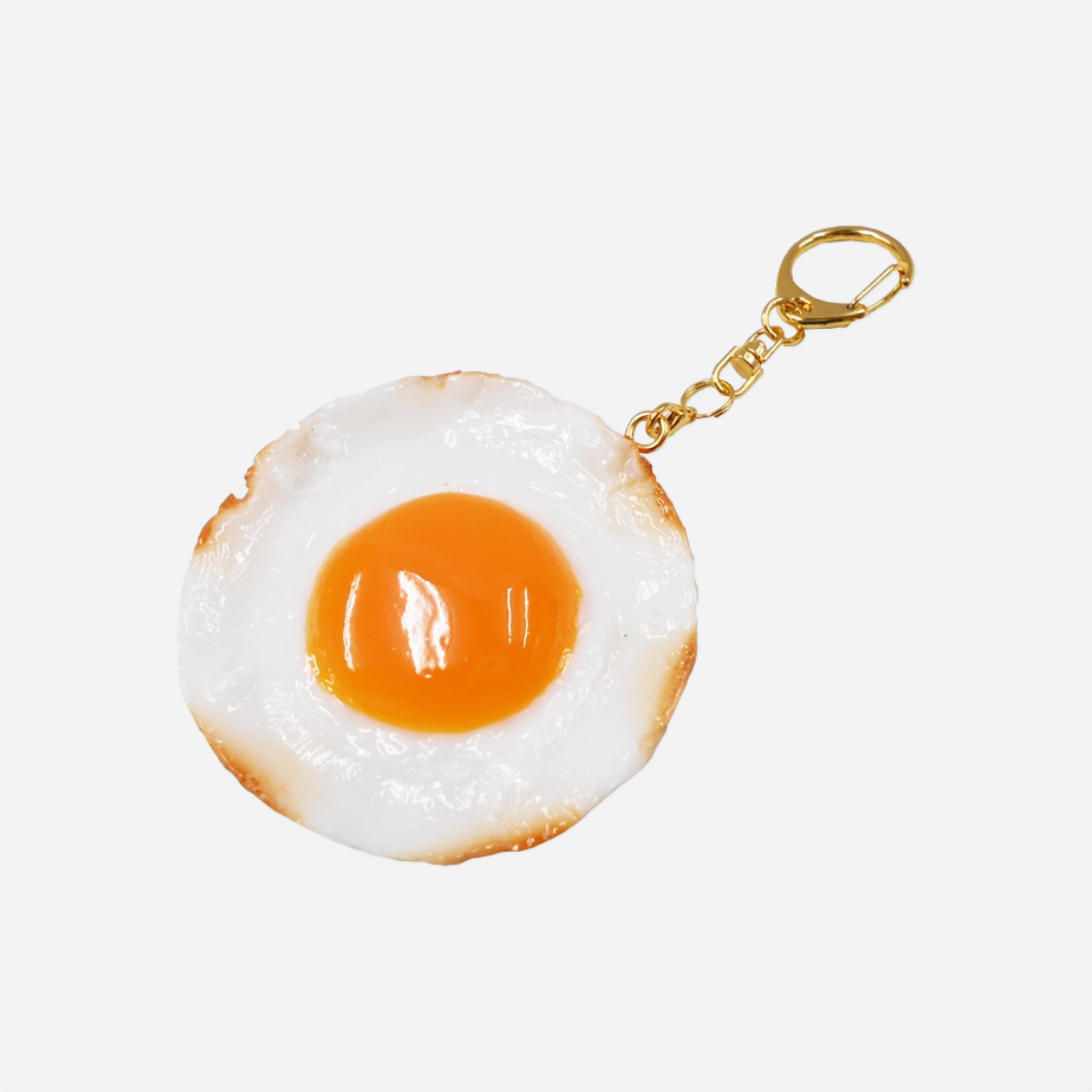 Raktų pakabukas. Sunny-Side Up Egg Keychain