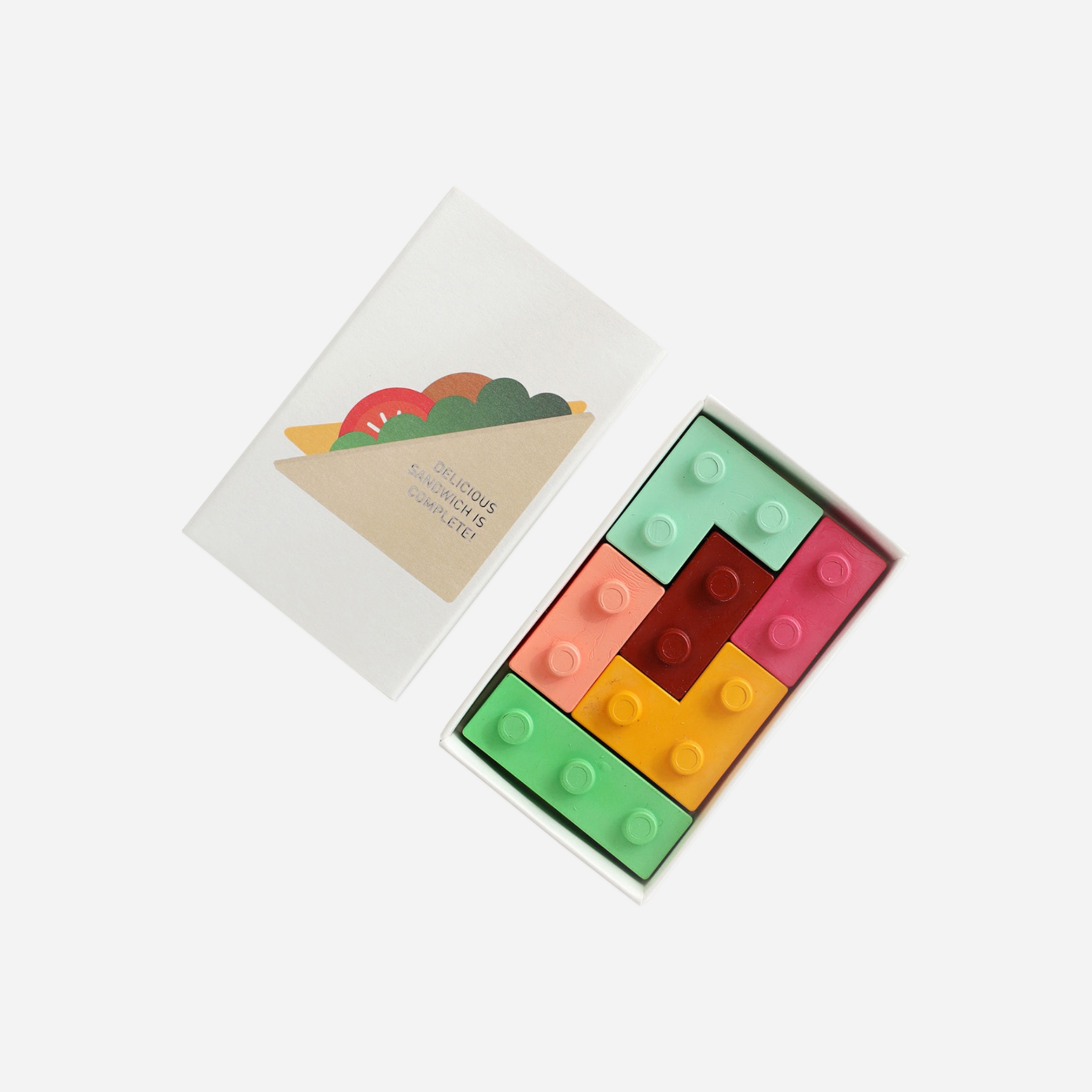 Vaškinės kreidelės. Crayon Block [Sandwich]