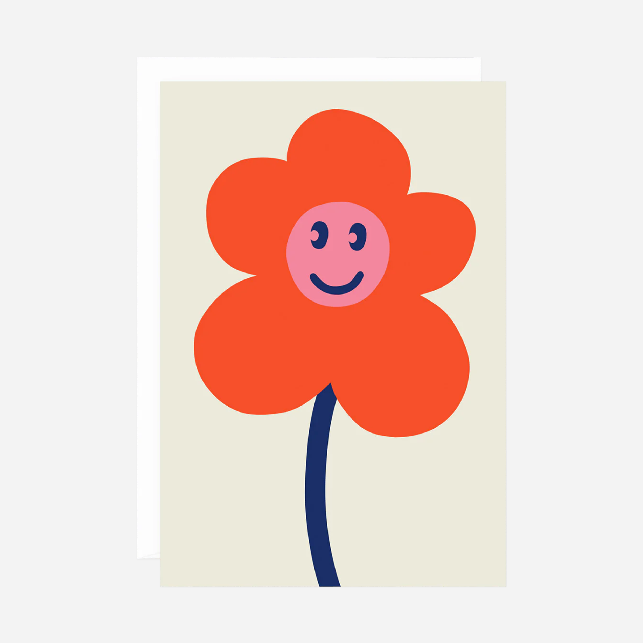 Atvirukas. Happy Flower