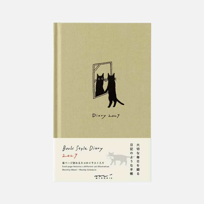Kalendorinė planuotė. Book Style Diary [B6] Cat 2027