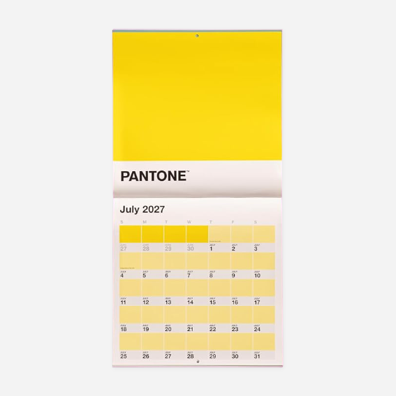Kalendorius. PANTONE Wall Calendar 2027