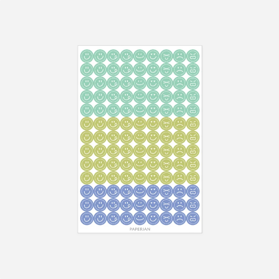 Lipdukai.  Colour Palette Stickers [Face]