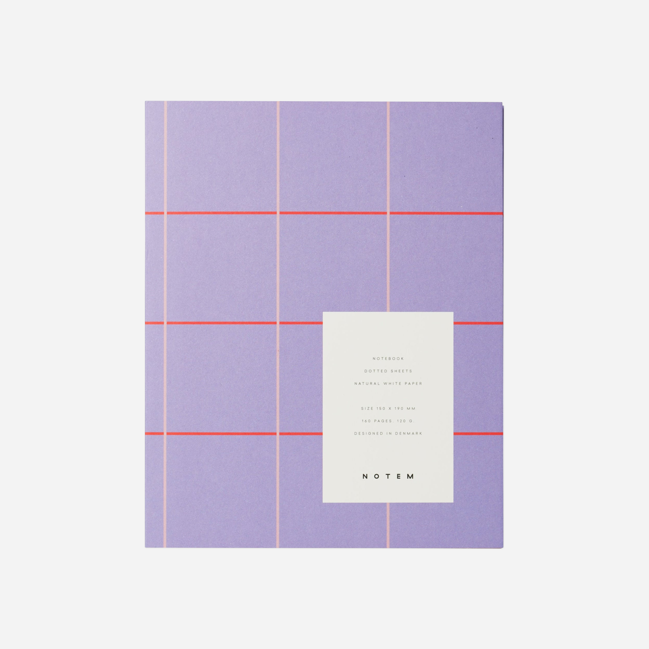 Užrašinė. UMA Notebook Medium [Lavender Check]