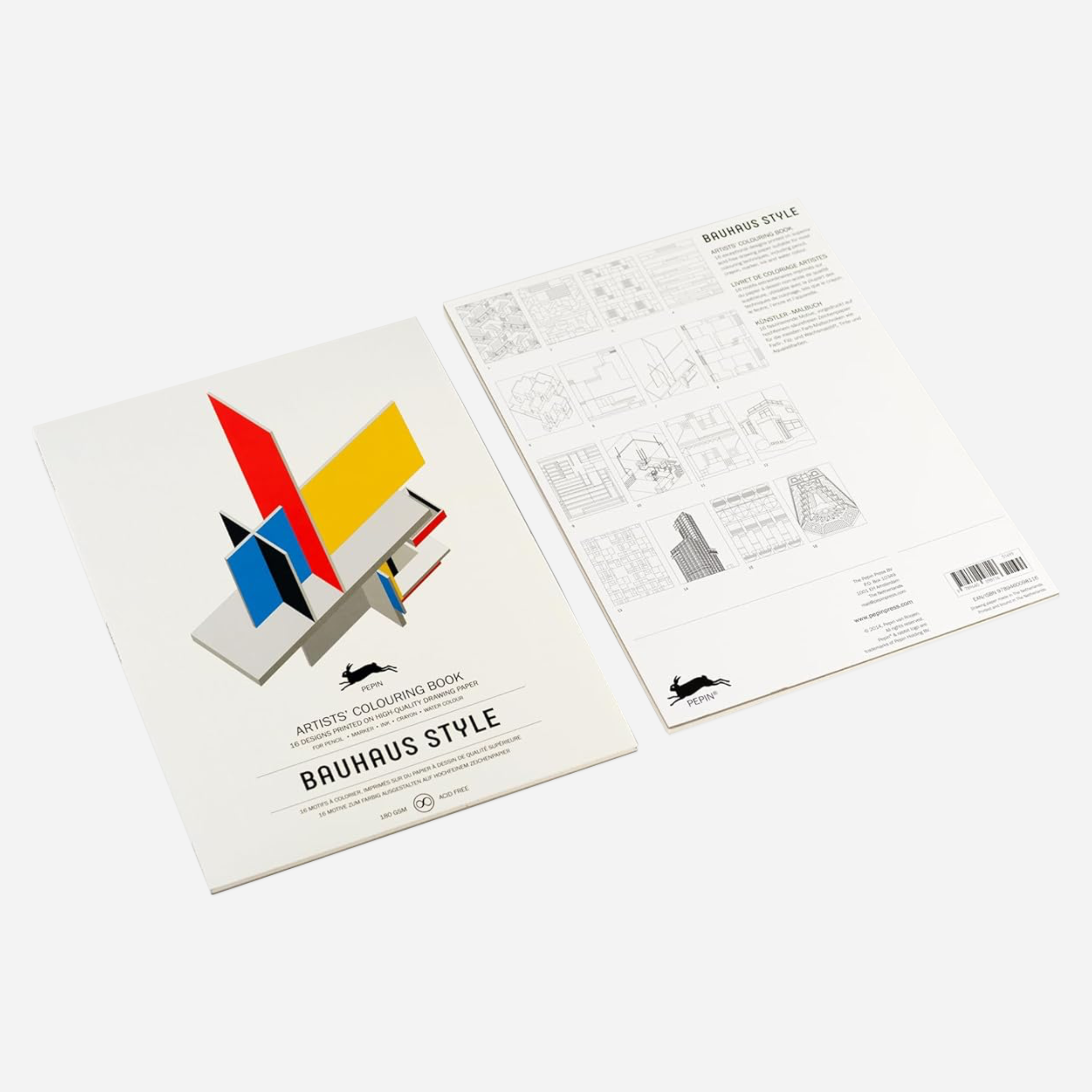 Spalvinimo knyga. Bauhaus Artists' Colouring Book