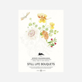 Spalvinimo knyga. Still Life Bouquets Artists' Colouring Book