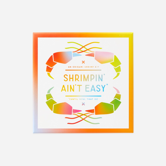 Origami rinkinys. Shrimpin Ain't Easy Origami Kit