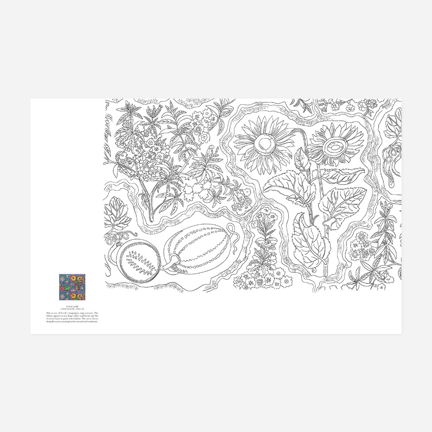 Knyga. Swedish Modern: A Colouring Book of Magical Interiors: Estrid