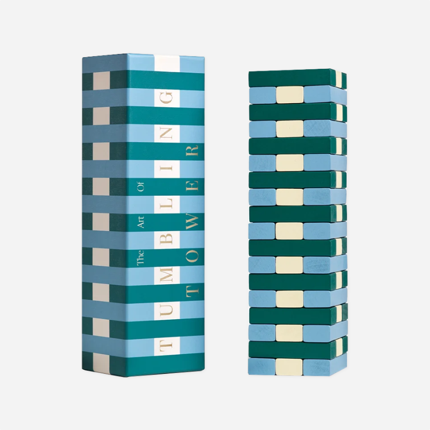 Žaidimas. Play Tumbling Towers [Green/Blue]
