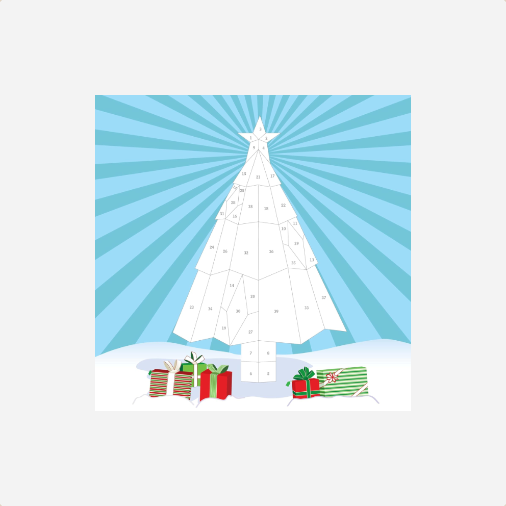 Užduočių knyga. Paint by Sticker Kids Christmas