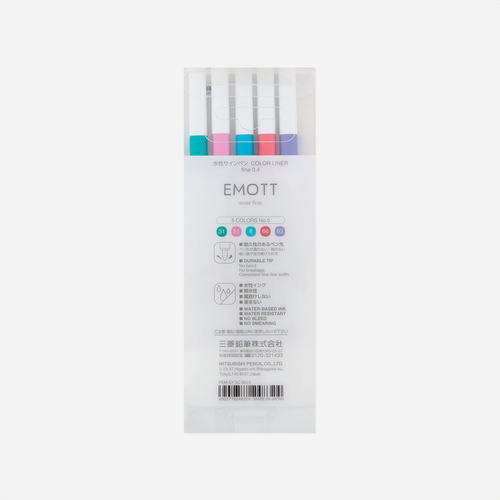 Flomasteriai. Emot No.5 [Candy Pop]