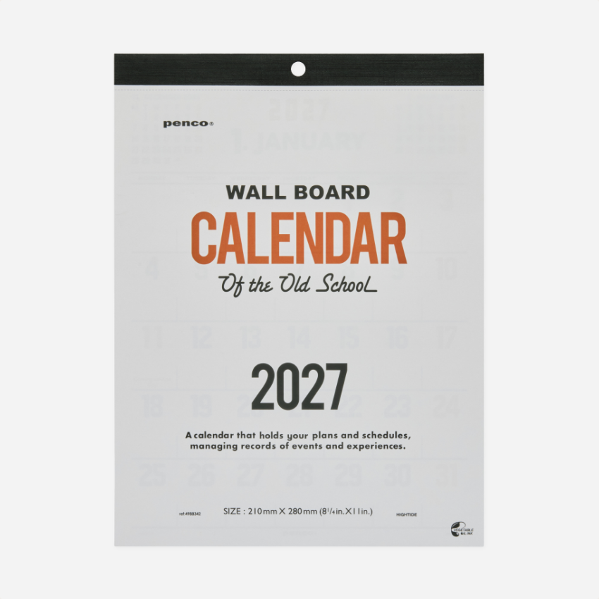 Kalendorius. Wall Calendar [A4]