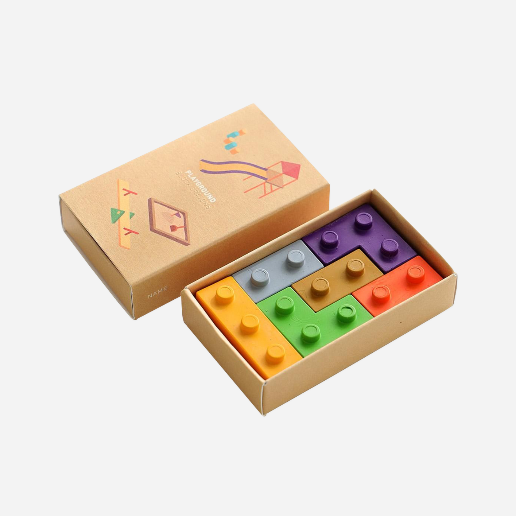 Vaškinės kreidelės. Crayon Block [Playground]