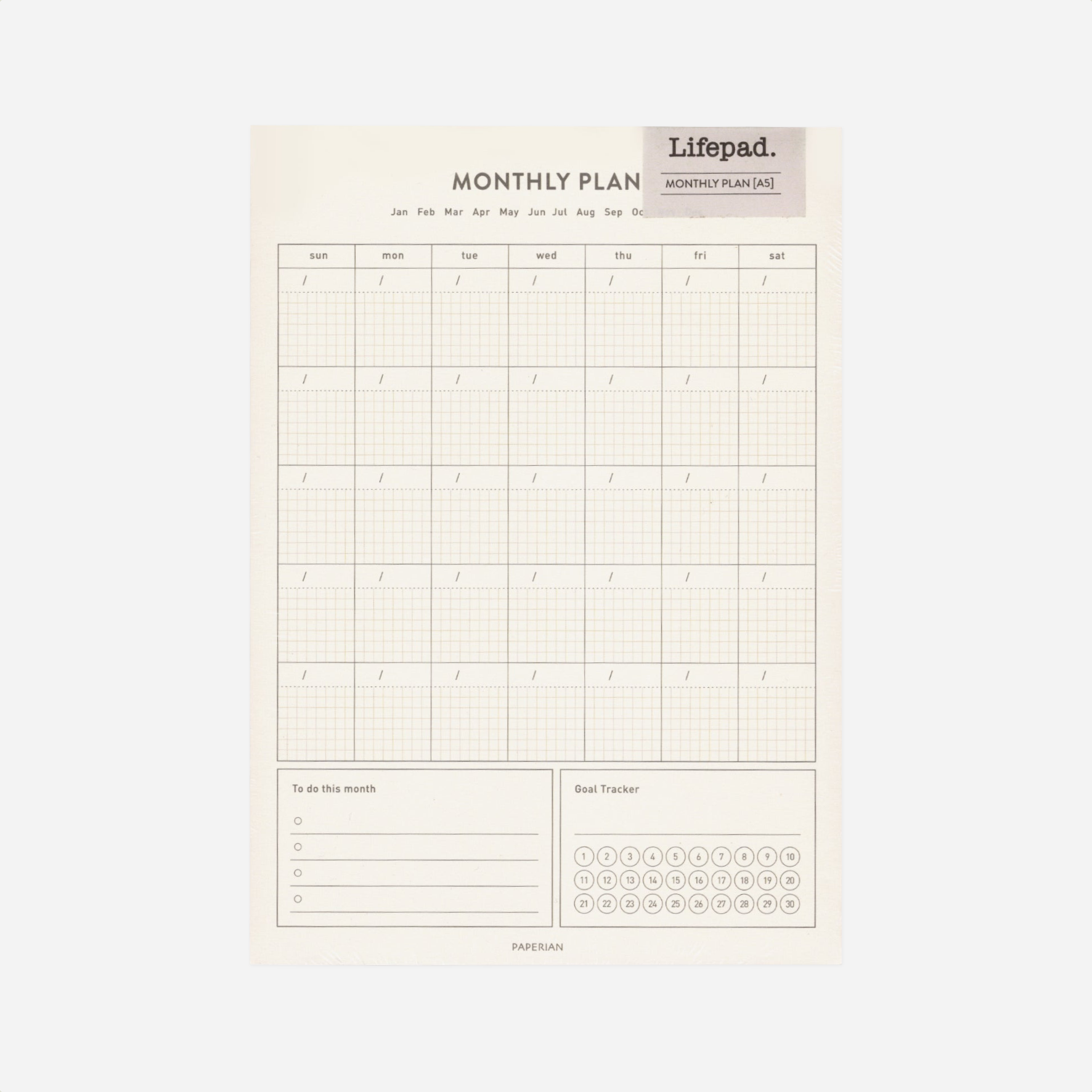 Planuotė. Lifepad [A5] Planner