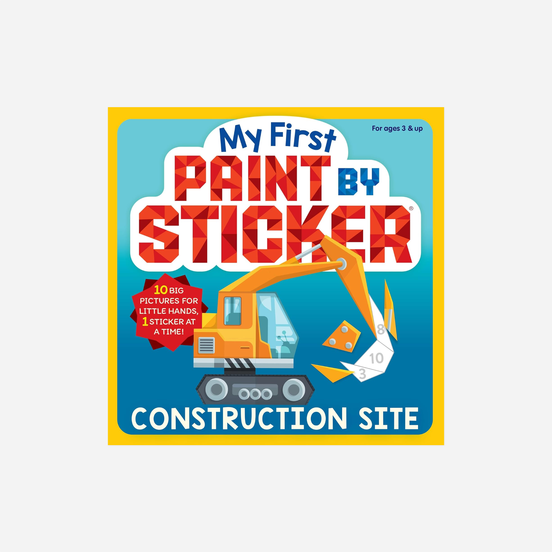 Knyga. My First Paint by Sticker: Construction Site