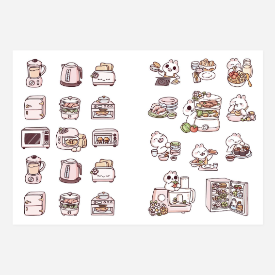 Knyga. Cozy Home: A Cute'n'Cozy Little Sticker Book