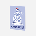 Atvirukas. Congrats Wedding Cake