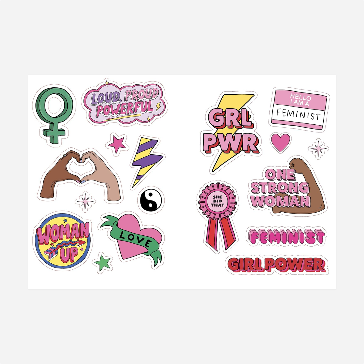 Knyga. Stickers Against the Patriarchy