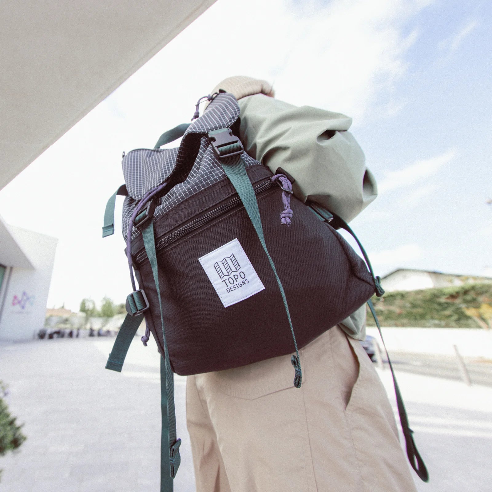 Kuprinė. Rover Pack Classic [Black/Grid]