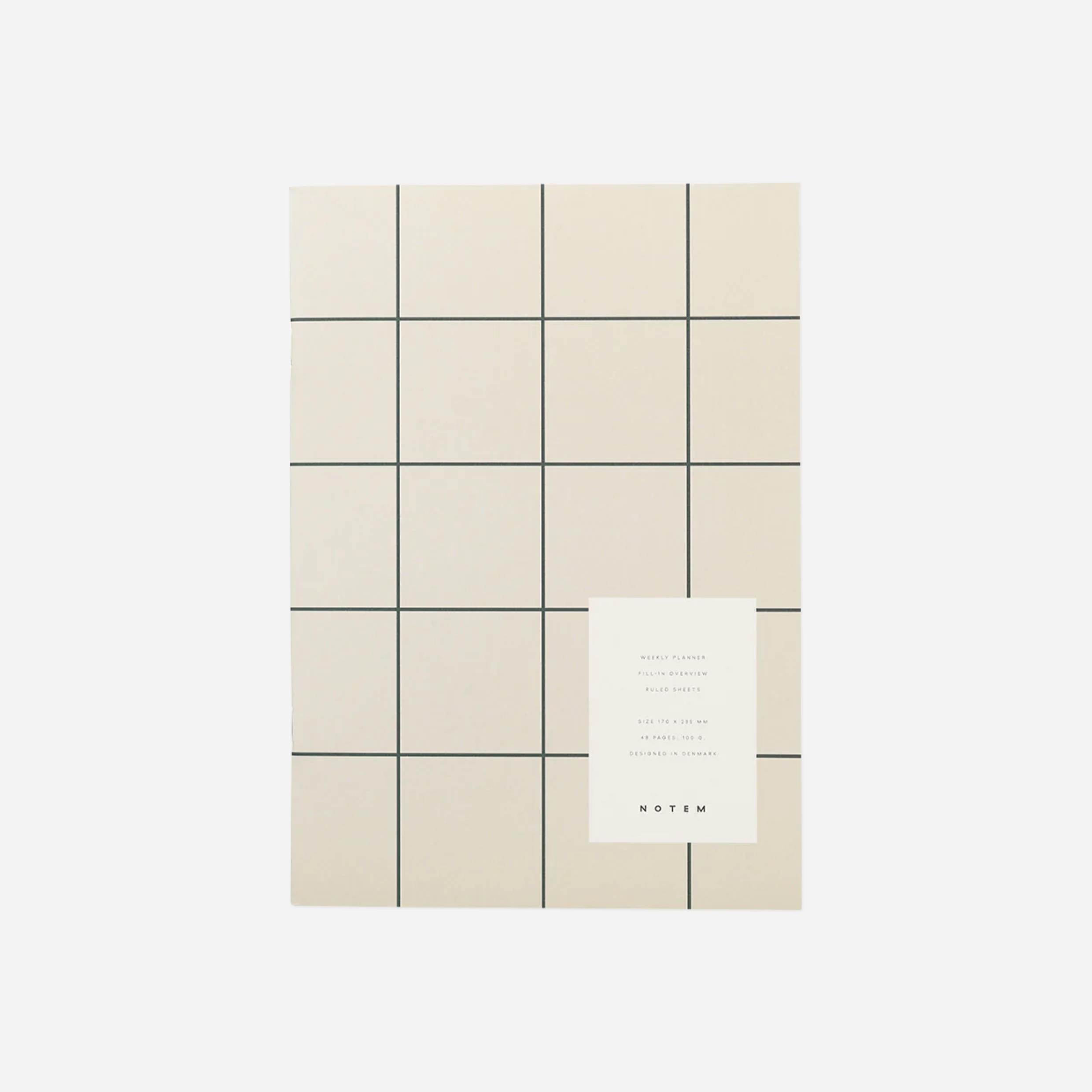 Planuotė. Milo Weekly Planner Book [Light Gray]