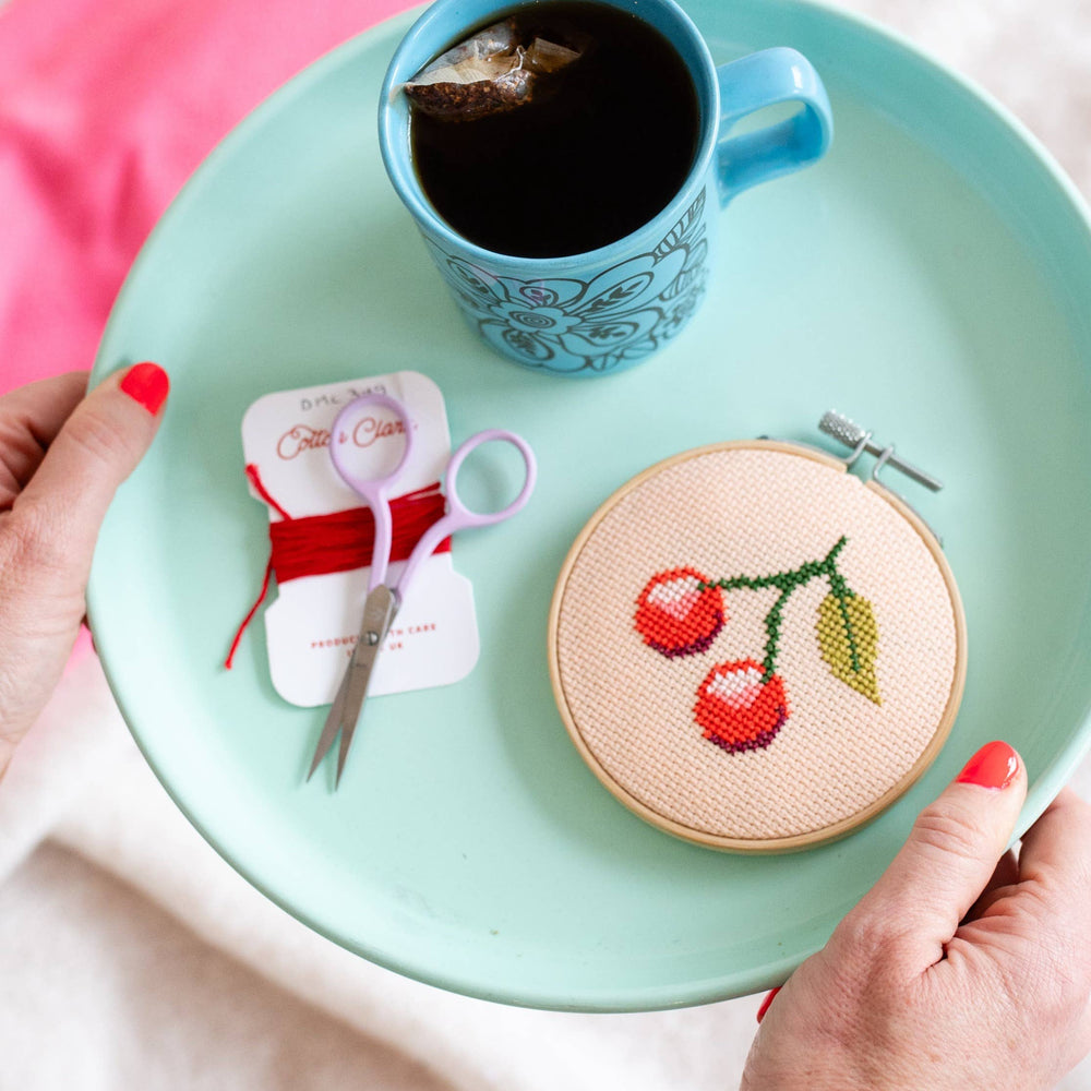 Siuvinėjimo rinkinys. Cherry Cross Stitch Kit