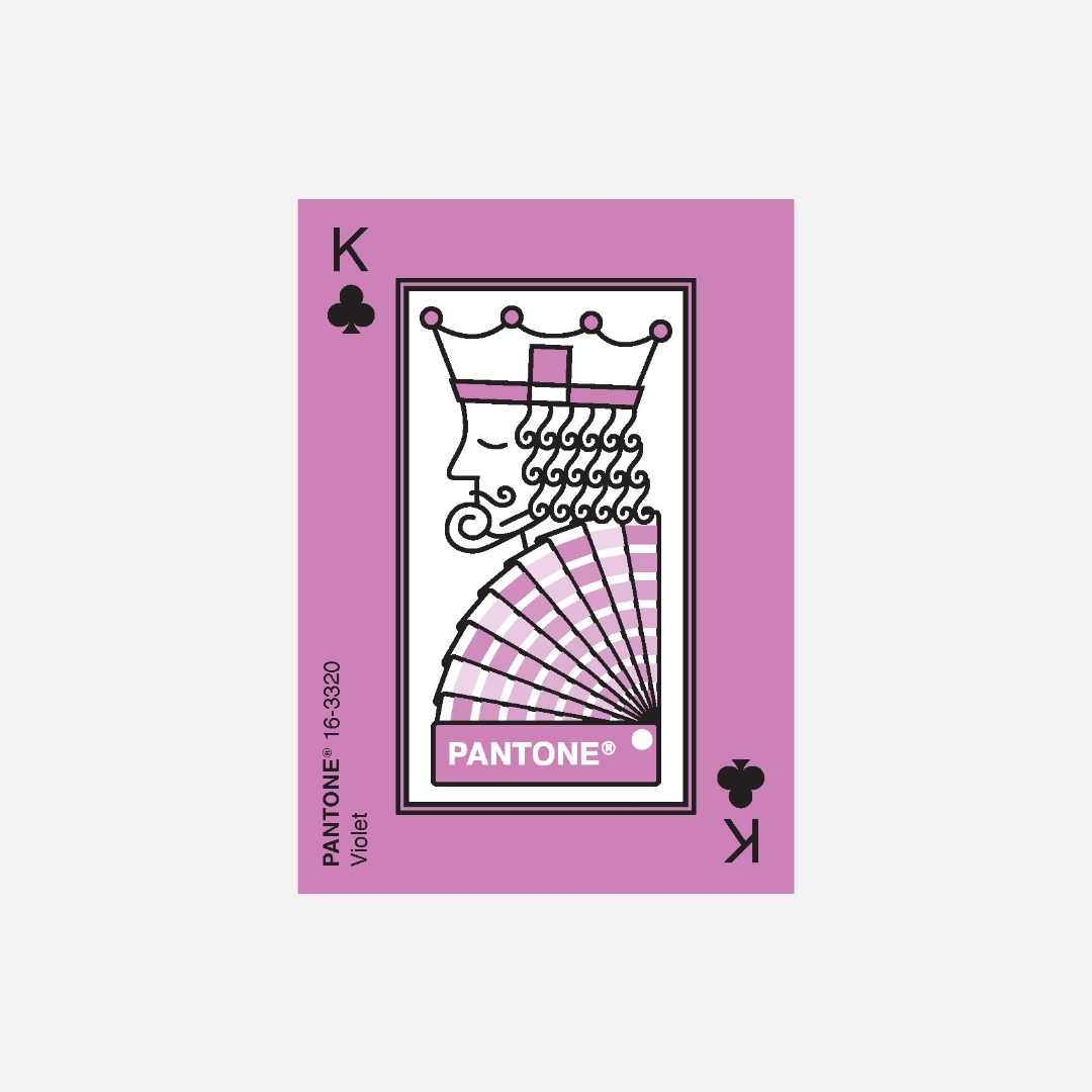 Kortos. Pantone Color Spectrum Playing Card