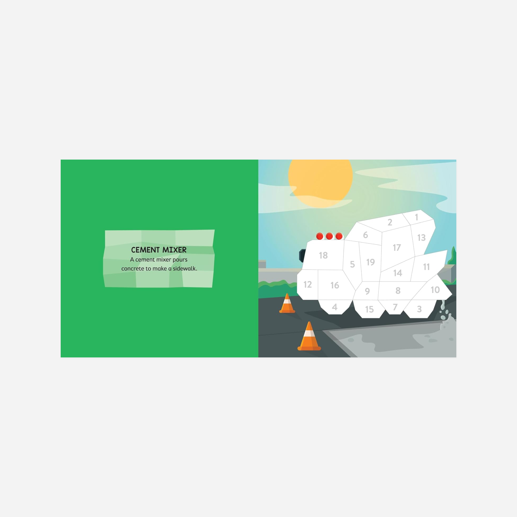 Knyga. My First Paint by Sticker: Construction Site
