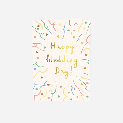 Atvirukas. Happy Wedding Day!