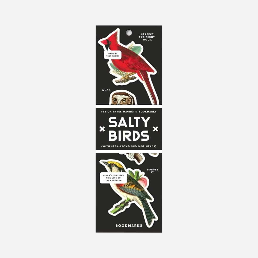 Skirtukų rinkinys. Salty Birds Magnetic Bookmark Set