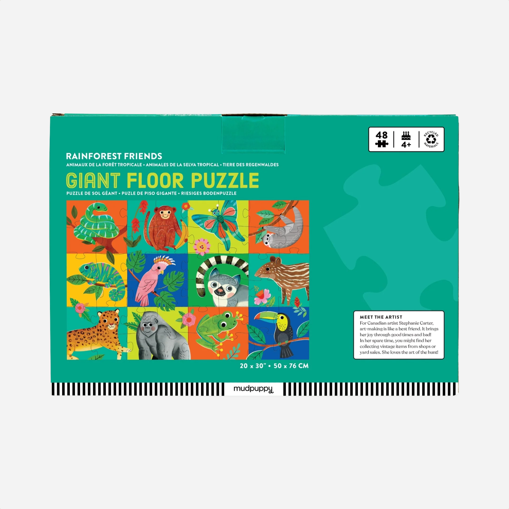 Dėlionė. Giant Floor Puzzle [Rainforest Friends]