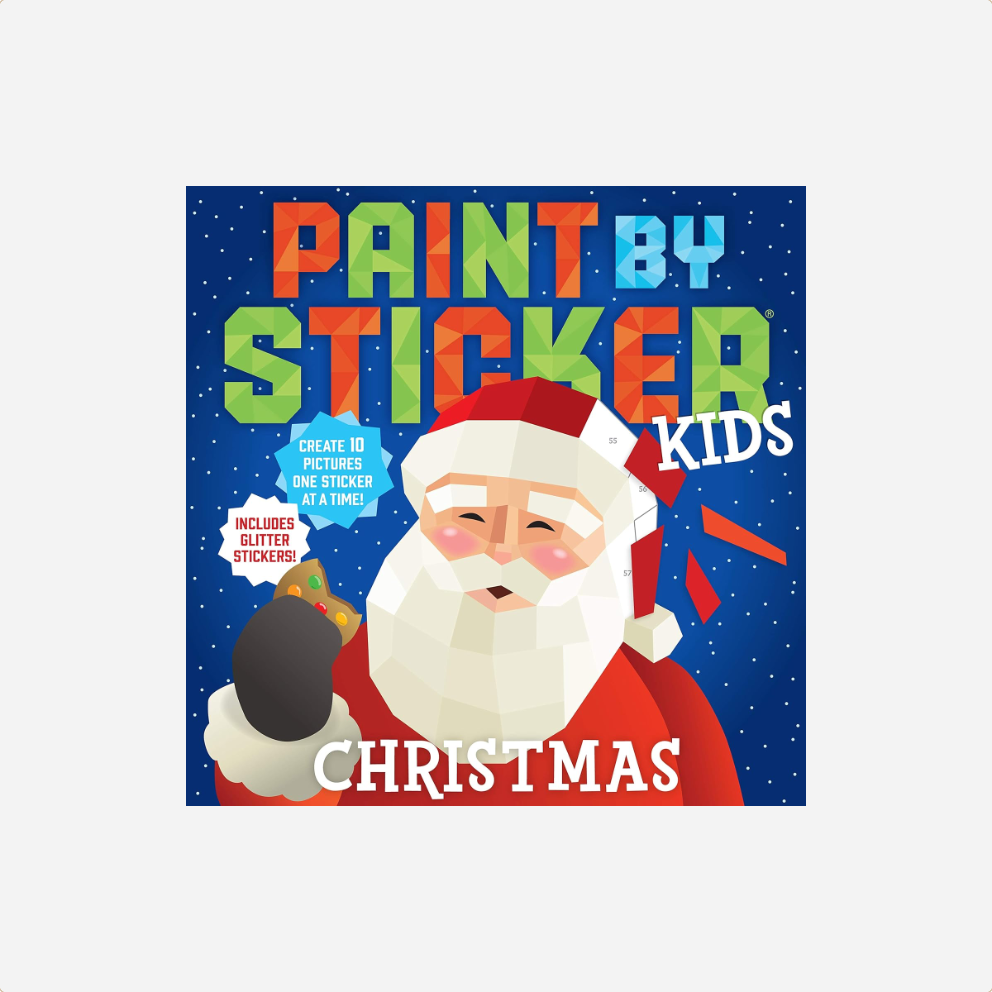 Užduočių knyga. Paint by Sticker Kids Christmas