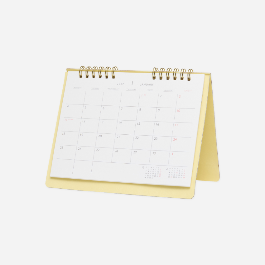 Stalo kalendorius. Lepre Desk Calendar 2027