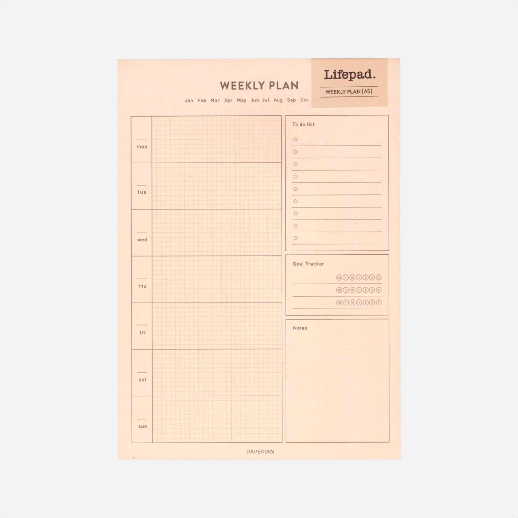 Planuotė. Lifepad [A5] Planner