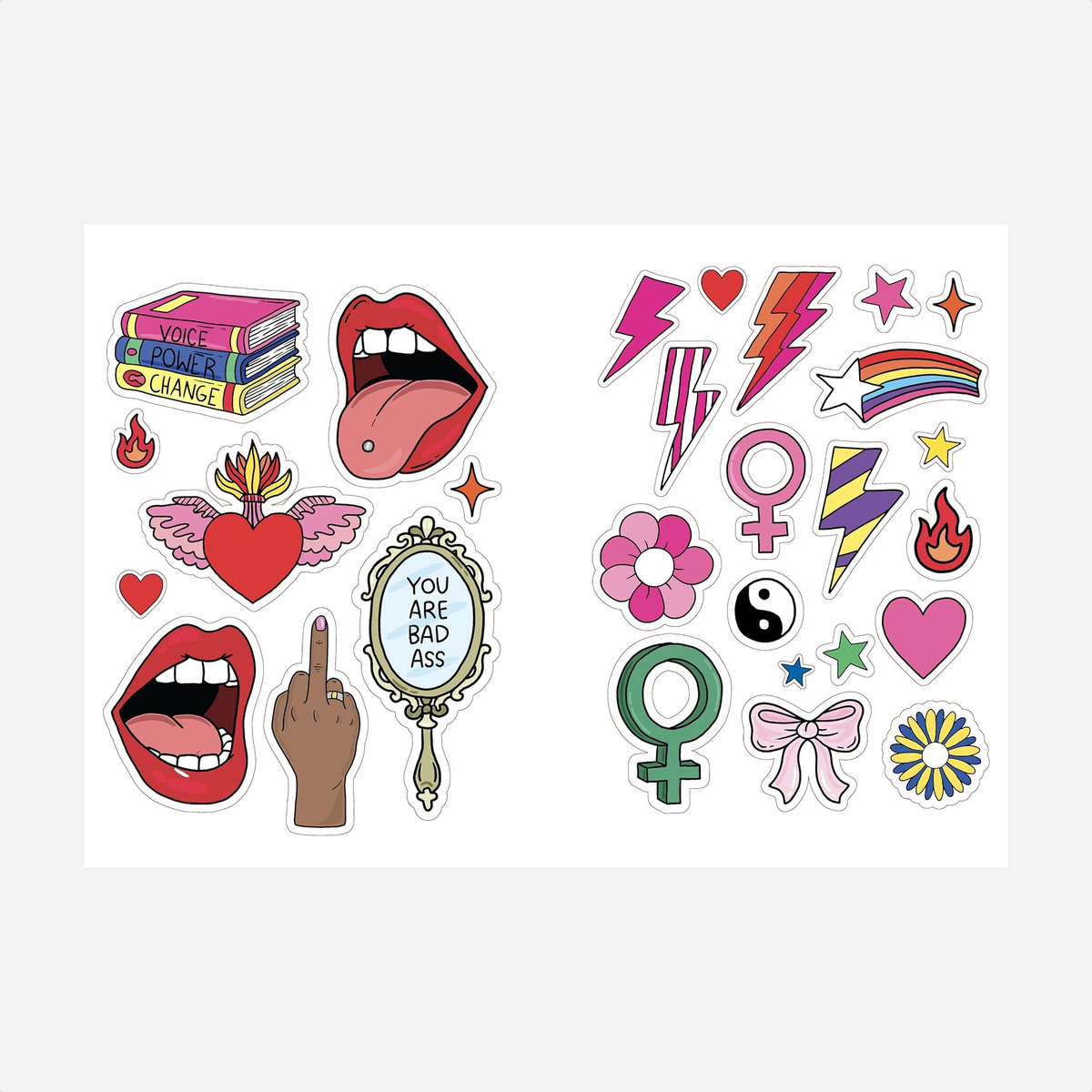 Knyga. Stickers Against the Patriarchy