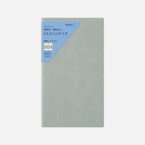 Kalendorinė planuotė. Professional Diary Slim 2027 [Star]