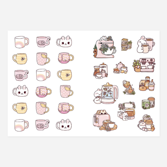 Knyga. Cozy Home: A Cute'n'Cozy Little Sticker Book