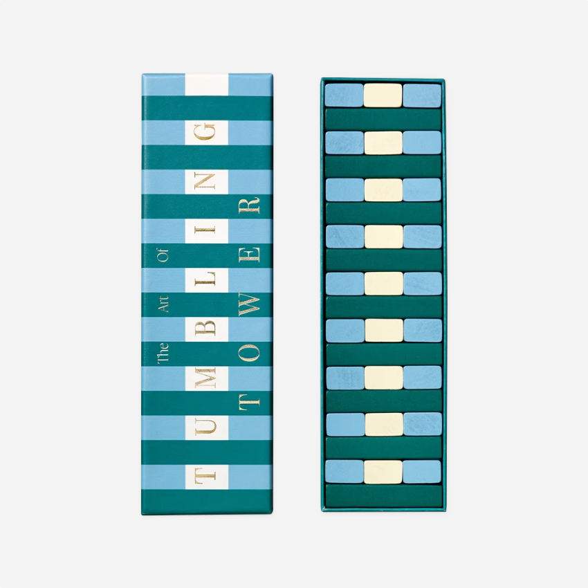 Žaidimas. Play Tumbling Towers [Green/Blue]