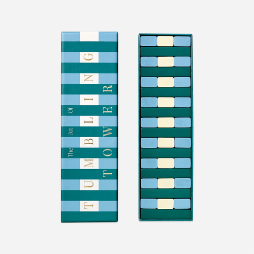 Žaidimas. Play Tumbling Towers [Green/Blue]