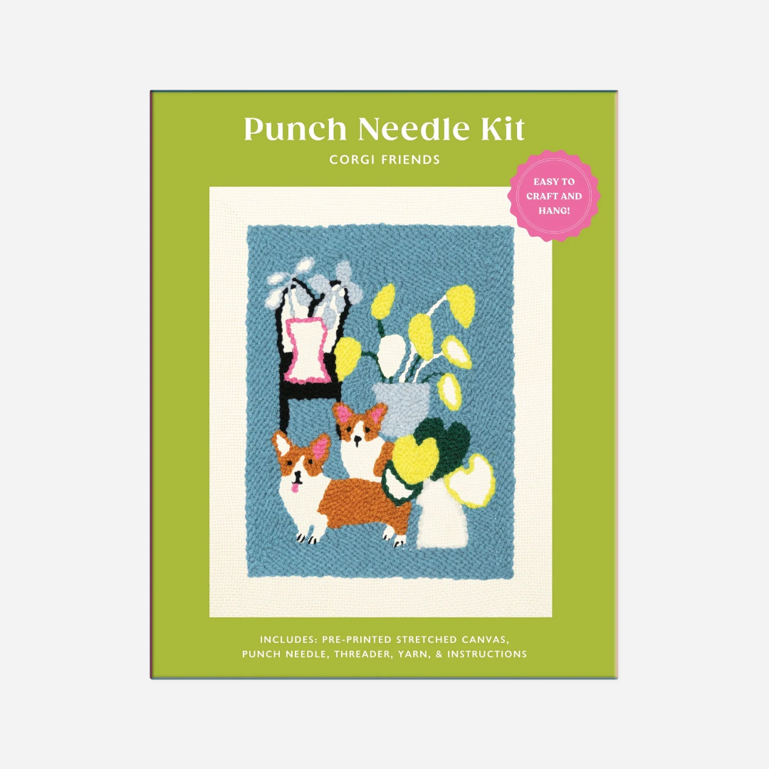 Siuvinėjimo rinkinys. Cute Animals Punch Needle Kit